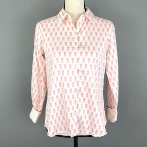 Foxcroft women’s pineapple button down shirt